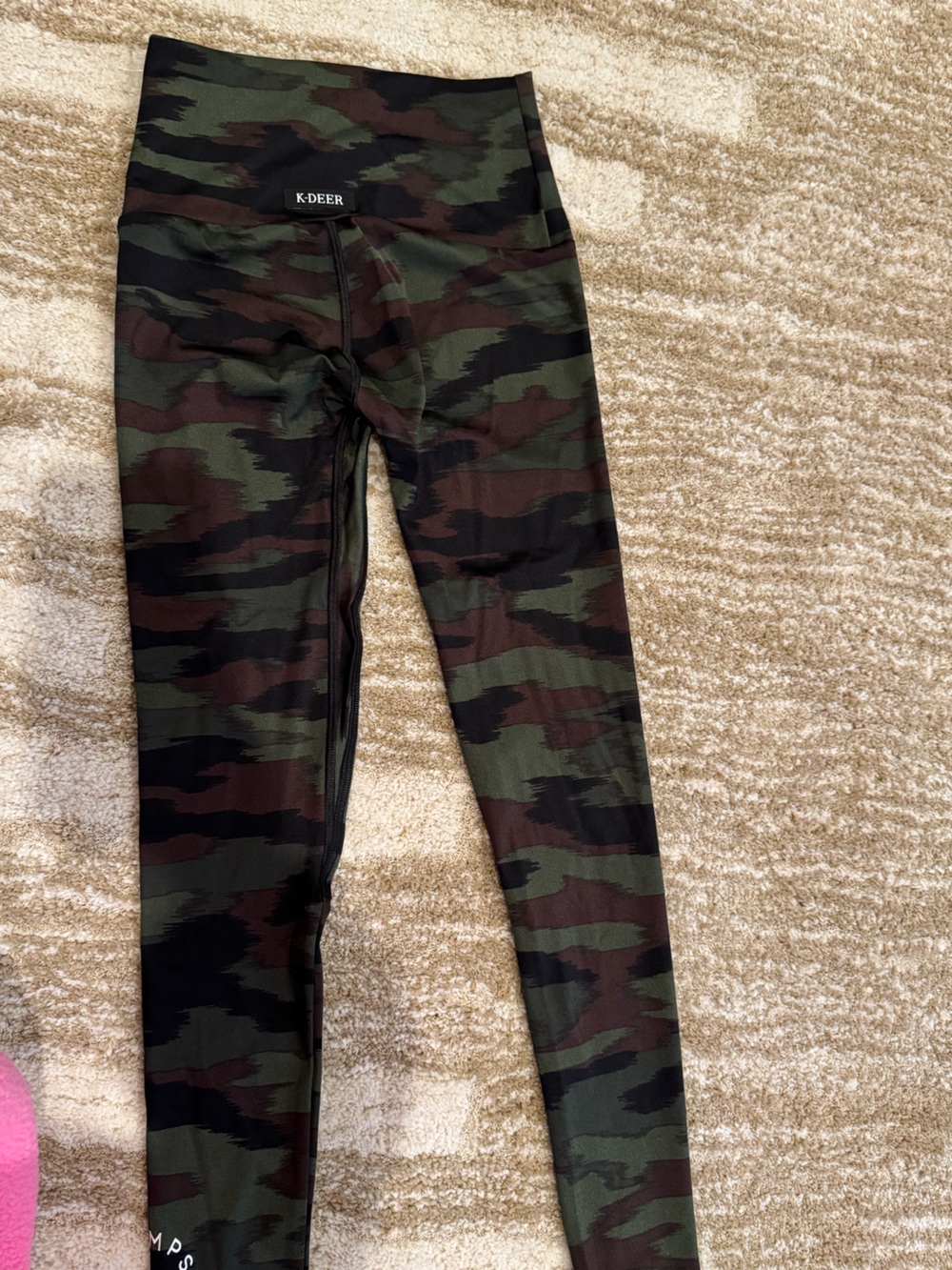 K-deer new army print leggings size small